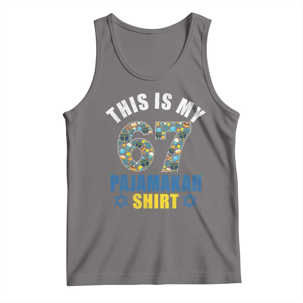 Funny 67 Hanukkah Tank Top This Is My 67 Pajamakah Gift - Wonder Print Shop