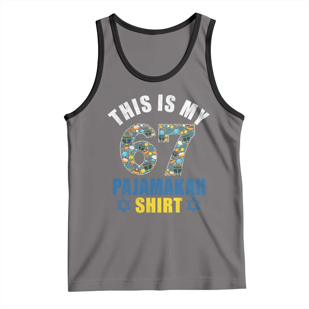 Funny 67 Hanukkah Tank Top This Is My 67 Pajamakah Gift - Wonder Print Shop