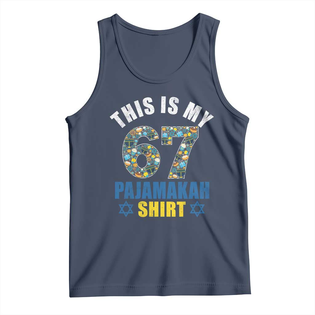 Funny 67 Hanukkah Tank Top This Is My 67 Pajamakah Gift - Wonder Print Shop