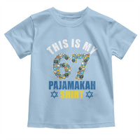 Funny 67 Hanukkah Toddler T Shirt This Is My 67 Pajamakah Gift - Wonder Print Shop