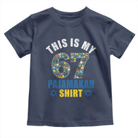 Funny 67 Hanukkah Toddler T Shirt This Is My 67 Pajamakah Gift - Wonder Print Shop