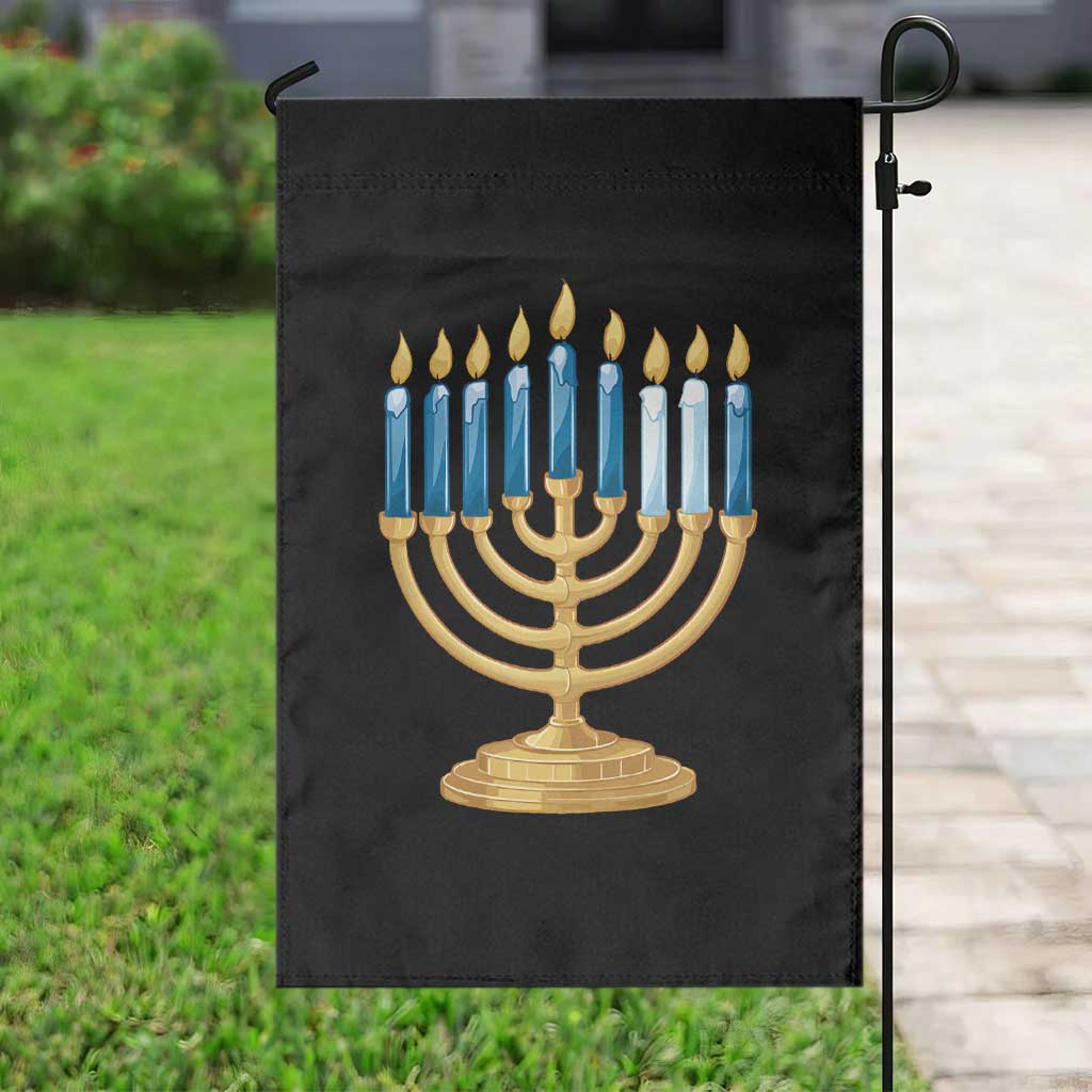 Funny 67 Hanukkah Garden Flag Chanukah Menorah Sixth Seventh Night - Wonder Print Shop