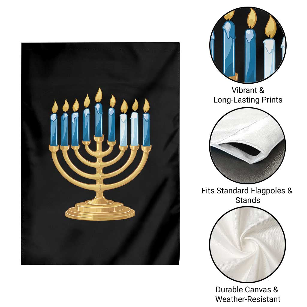 Funny 67 Hanukkah Garden Flag Chanukah Menorah Sixth Seventh Night - Wonder Print Shop