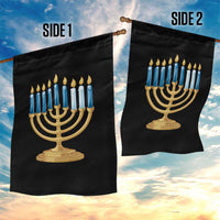 Funny 67 Hanukkah Garden Flag Chanukah Menorah Sixth Seventh Night - Wonder Print Shop