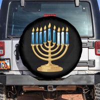 Funny 67 Hanukkah Spare Tire Cover Chanukah Menorah Sixth Seventh Night - Wonder Print Shop