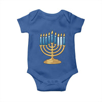 Funny 67 Hanukkah Baby Onesie Chanukah Menorah Sixth Seventh Night - Wonder Print Shop