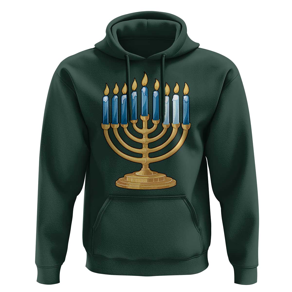 Funny 67 Hanukkah Hoodie Chanukah Menorah Sixth Seventh Night - Wonder Print Shop