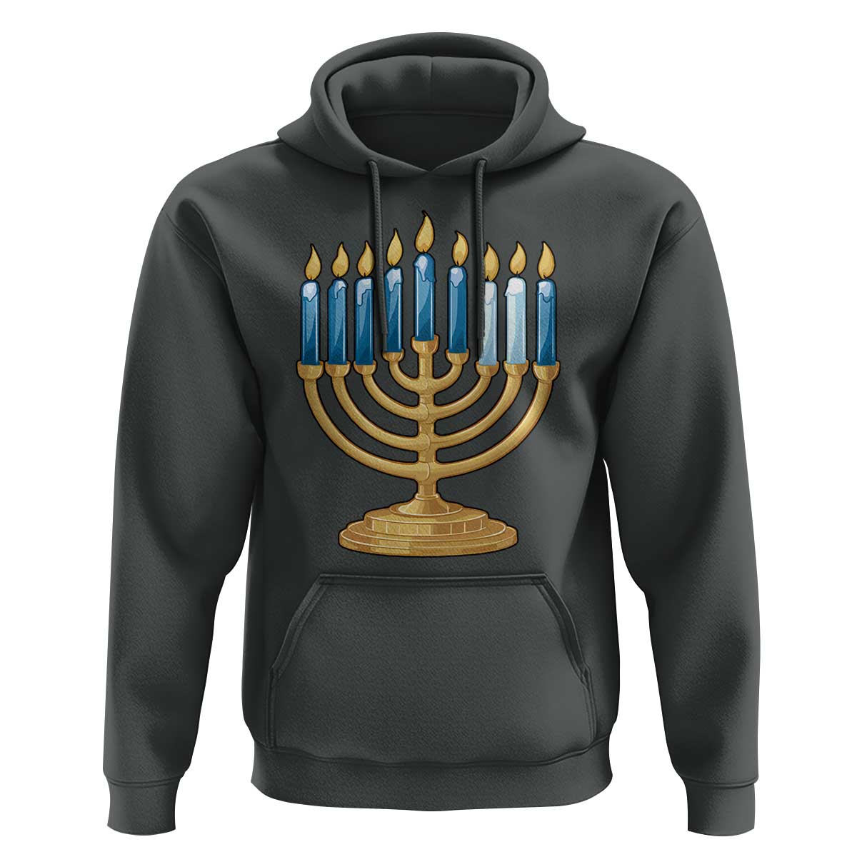 Funny 67 Hanukkah Hoodie Chanukah Menorah Sixth Seventh Night - Wonder Print Shop