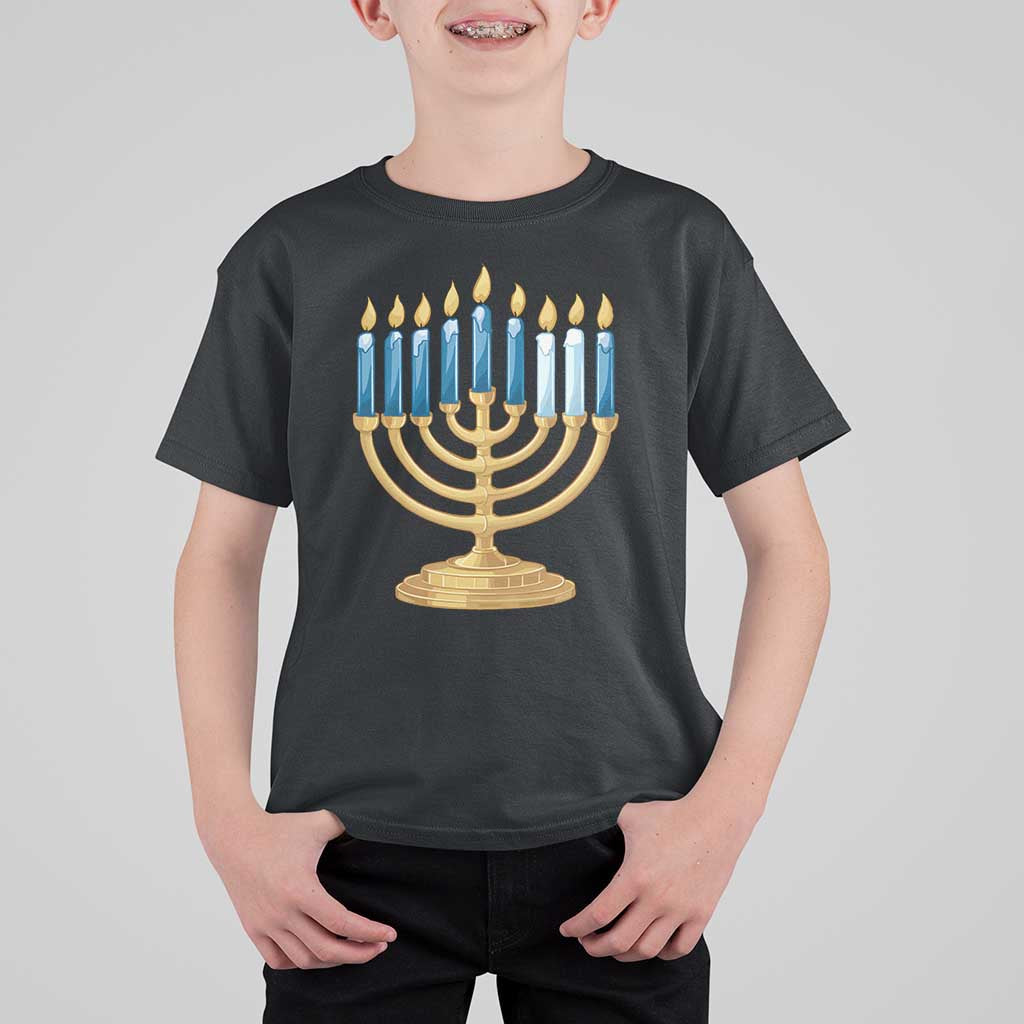 Funny 67 Hanukkah T Shirt For Kid Chanukah Menorah Sixth Seventh Night - Wonder Print Shop
