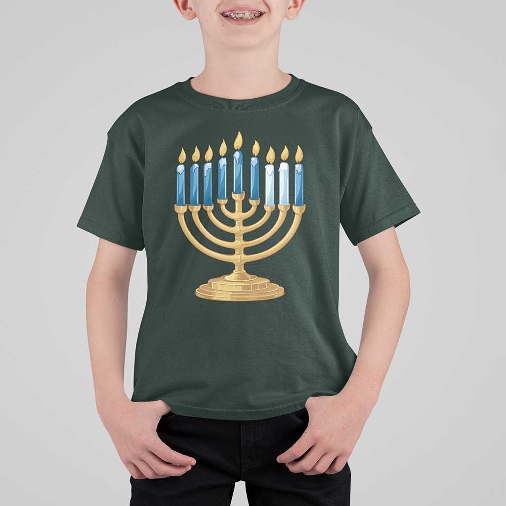 Funny 67 Hanukkah T Shirt For Kid Chanukah Menorah Sixth Seventh Night - Wonder Print Shop