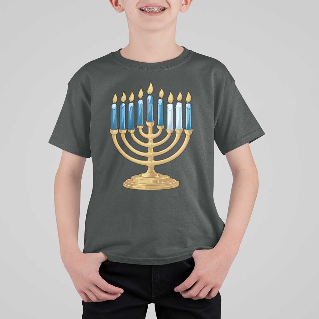 Funny 67 Hanukkah T Shirt For Kid Chanukah Menorah Sixth Seventh Night - Wonder Print Shop