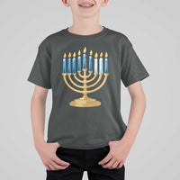Funny 67 Hanukkah T Shirt For Kid Chanukah Menorah Sixth Seventh Night - Wonder Print Shop