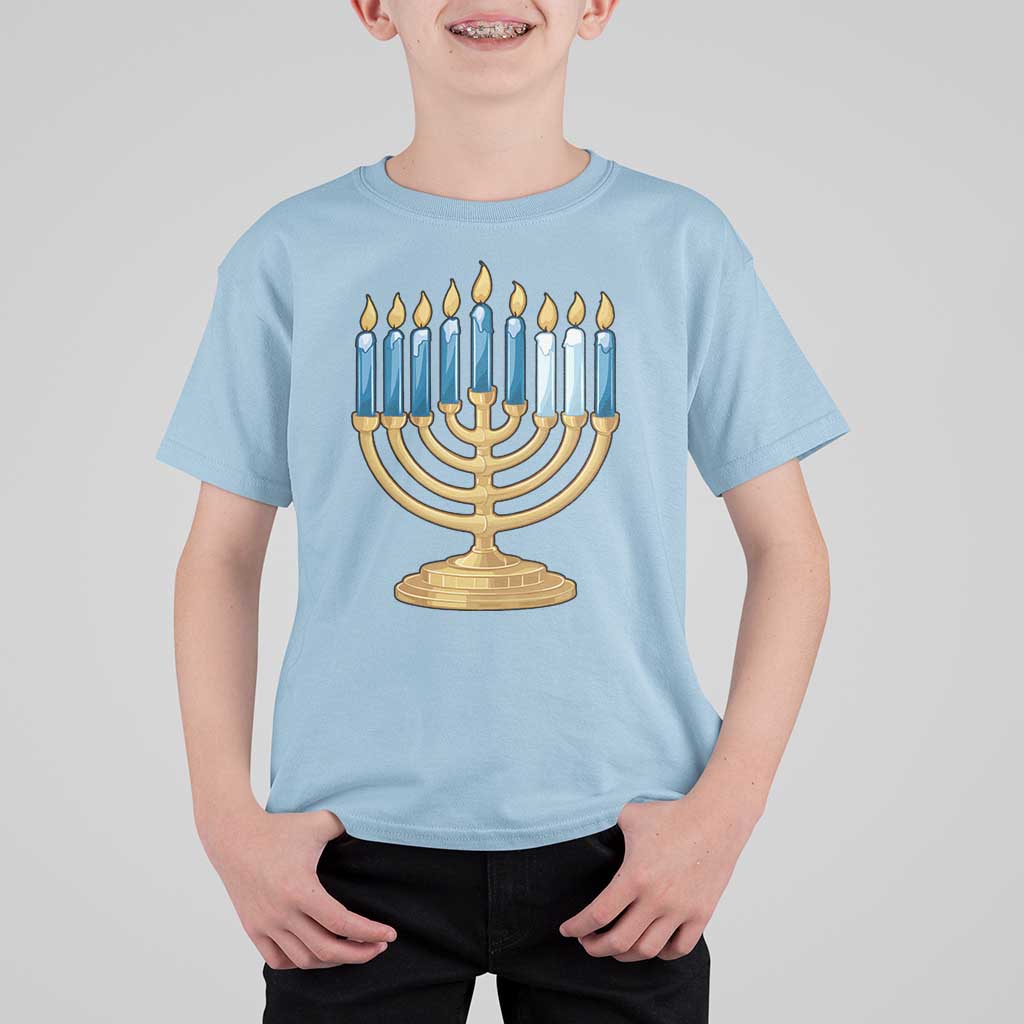 Funny 67 Hanukkah T Shirt For Kid Chanukah Menorah Sixth Seventh Night - Wonder Print Shop
