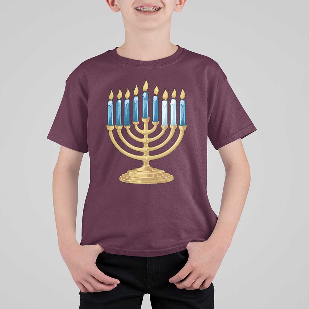 Funny 67 Hanukkah T Shirt For Kid Chanukah Menorah Sixth Seventh Night - Wonder Print Shop