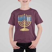 Funny 67 Hanukkah T Shirt For Kid Chanukah Menorah Sixth Seventh Night - Wonder Print Shop