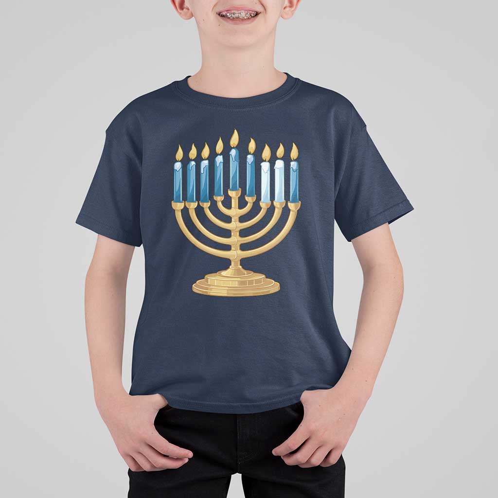 Funny 67 Hanukkah T Shirt For Kid Chanukah Menorah Sixth Seventh Night - Wonder Print Shop