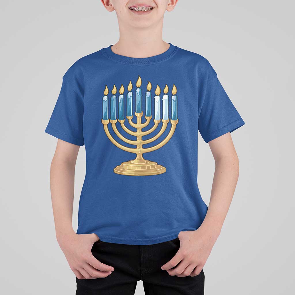 Funny 67 Hanukkah T Shirt For Kid Chanukah Menorah Sixth Seventh Night - Wonder Print Shop