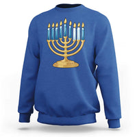 Funny 67 Hanukkah Sweatshirt Chanukah Menorah Sixth Seventh Night - Wonder Print Shop