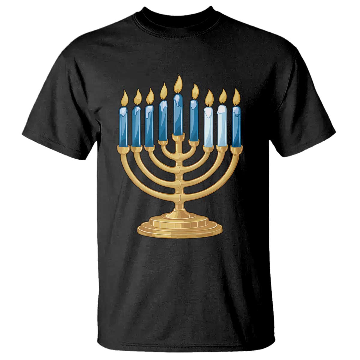 Funny 67 Hanukkah T Shirt Chanukah Menorah Sixth Seventh Night - Wonder Print Shop