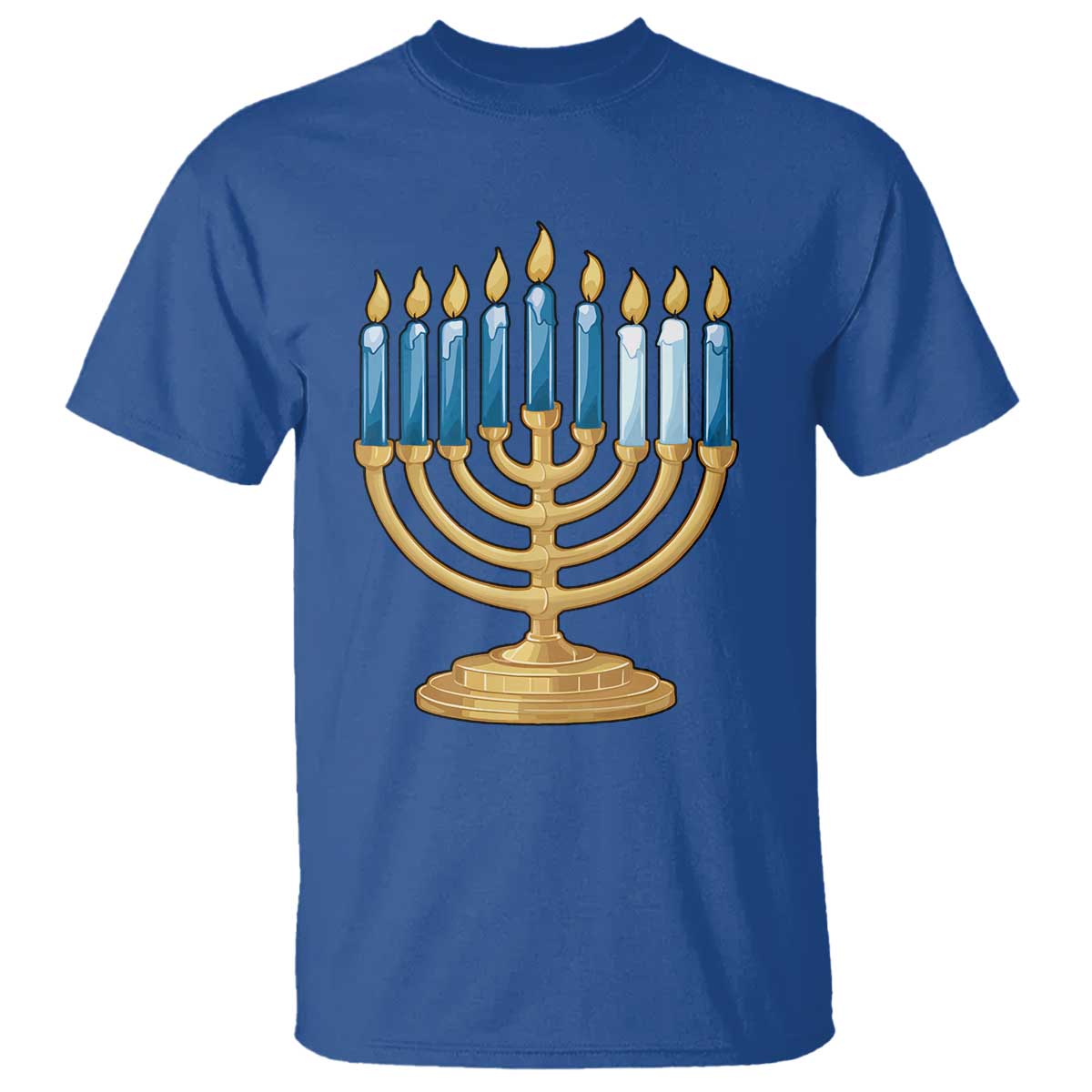 Funny 67 Hanukkah T Shirt Chanukah Menorah Sixth Seventh Night - Wonder Print Shop
