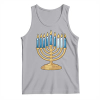 Funny 67 Hanukkah Tank Top Chanukah Menorah Sixth Seventh Night - Wonder Print Shop