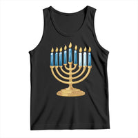 Funny 67 Hanukkah Tank Top Chanukah Menorah Sixth Seventh Night - Wonder Print Shop