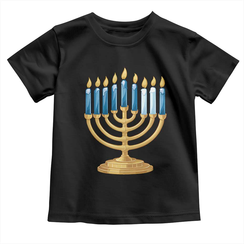 Funny 67 Hanukkah Toddler T Shirt Chanukah Menorah Sixth Seventh Night - Wonder Print Shop