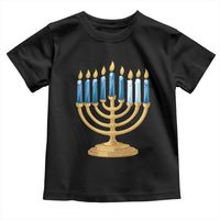Funny 67 Hanukkah Toddler T Shirt Chanukah Menorah Sixth Seventh Night - Wonder Print Shop
