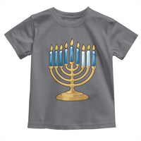 Funny 67 Hanukkah Toddler T Shirt Chanukah Menorah Sixth Seventh Night - Wonder Print Shop