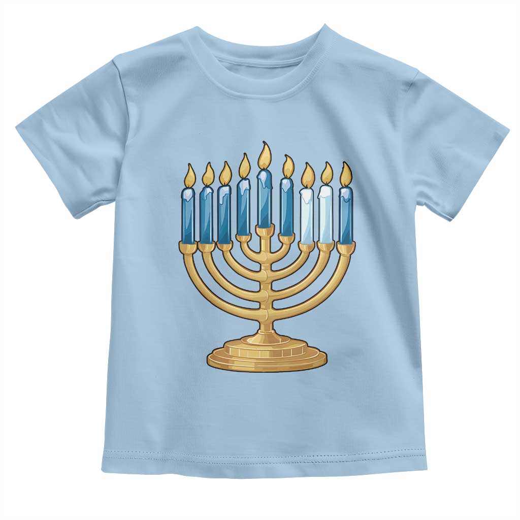 Funny 67 Hanukkah Toddler T Shirt Chanukah Menorah Sixth Seventh Night - Wonder Print Shop