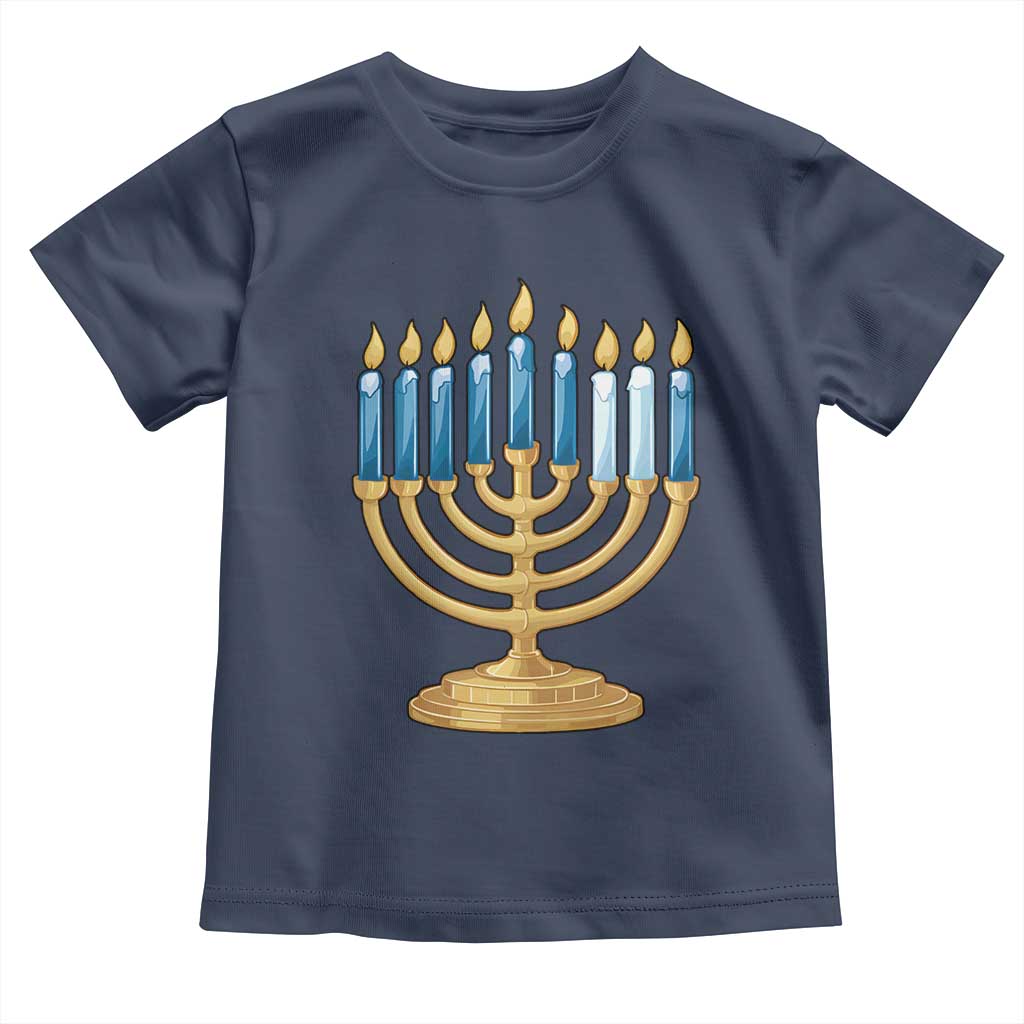 Funny 67 Hanukkah Toddler T Shirt Chanukah Menorah Sixth Seventh Night - Wonder Print Shop