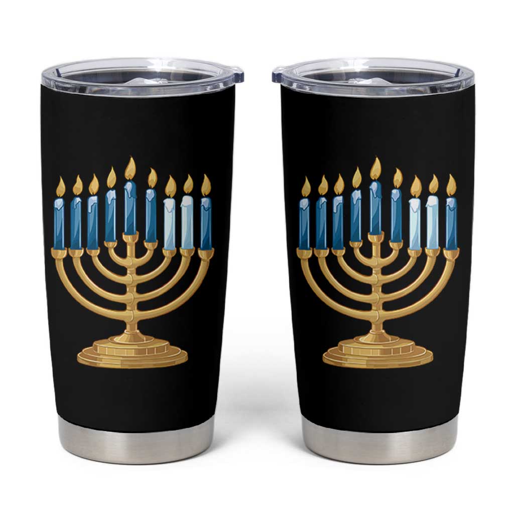 Funny 67 Hanukkah Tumbler Cup Chanukah Menorah Sixth Seventh Night - Wonder Print Shop