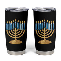 Funny 67 Hanukkah Tumbler Cup Chanukah Menorah Sixth Seventh Night - Wonder Print Shop
