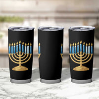 Funny 67 Hanukkah Tumbler Cup Chanukah Menorah Sixth Seventh Night - Wonder Print Shop