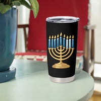 Funny 67 Hanukkah Tumbler Cup Chanukah Menorah Sixth Seventh Night - Wonder Print Shop