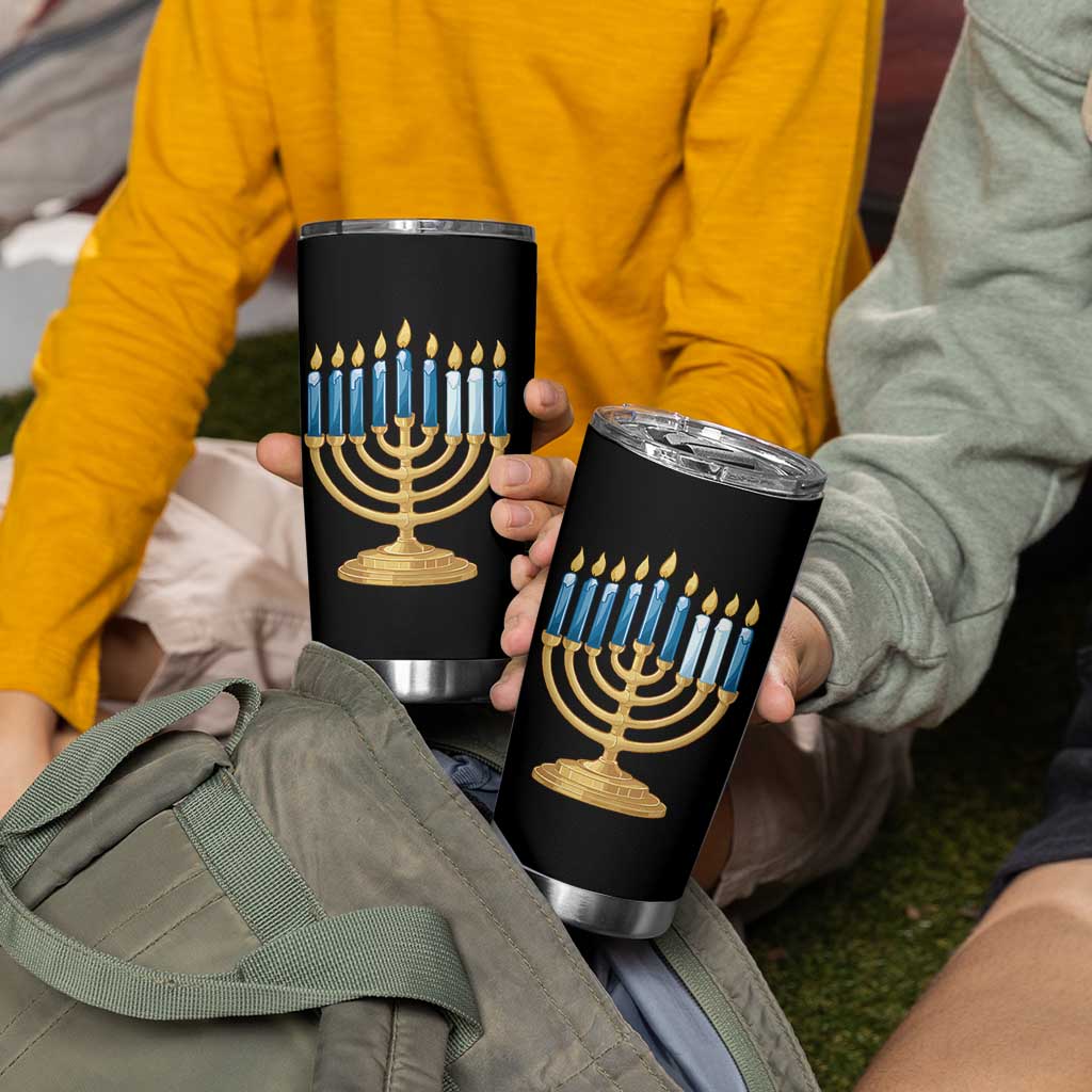 Funny 67 Hanukkah Tumbler Cup Chanukah Menorah Sixth Seventh Night - Wonder Print Shop