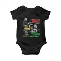 Martin Luther King MLK Quotes Black History Leaders Baby Onesie