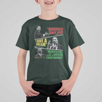 Martin Luther King MLK Quotes Black History Leaders T Shirt For Kid