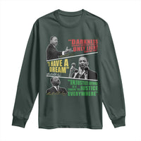 Martin Luther King MLK Quotes Black History Leaders Long Sleeve Shirt