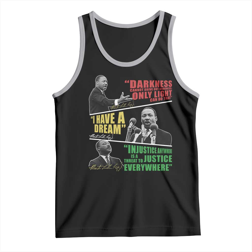 Martin Luther King MLK Quotes Black History Leaders Tank Top
