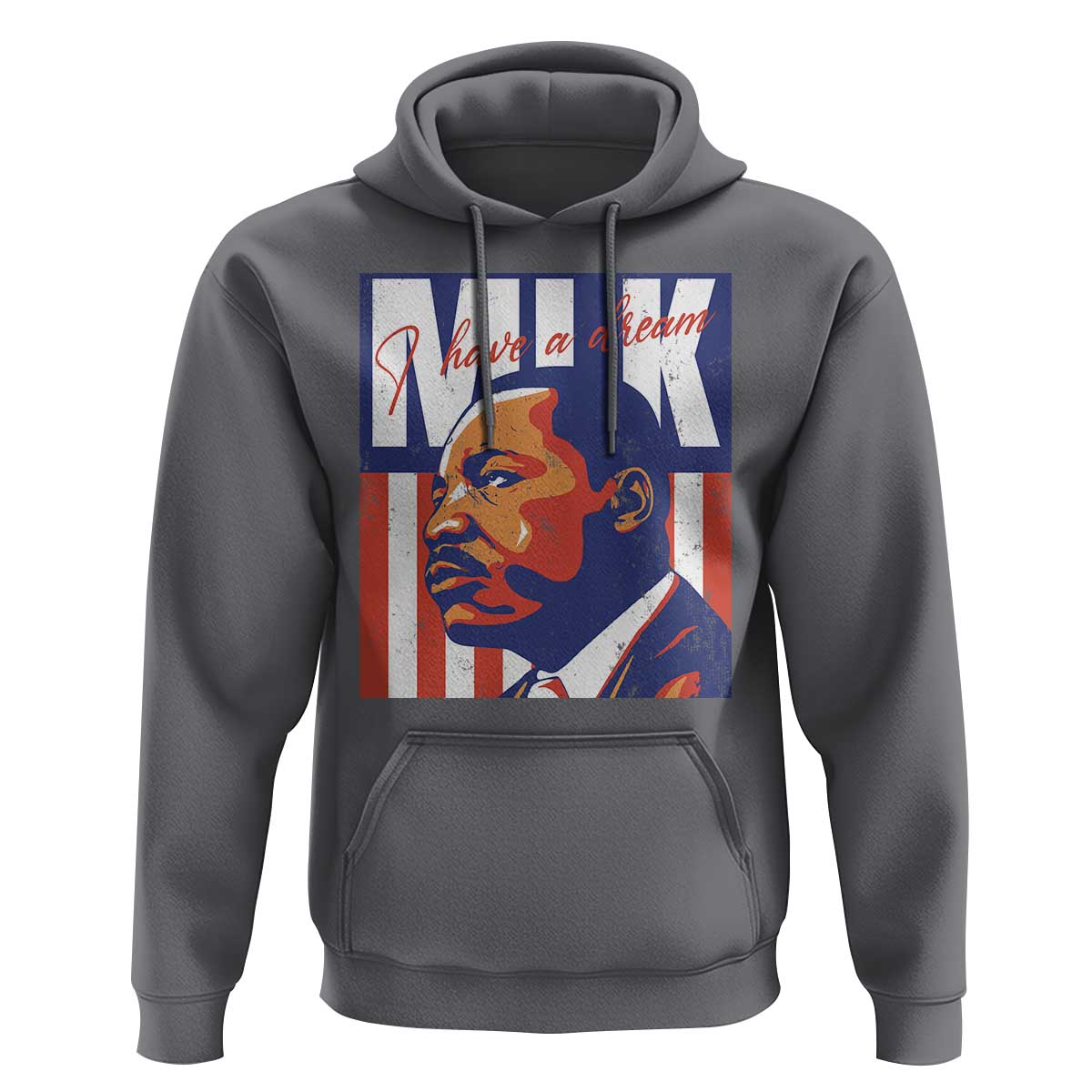 MLK Day I Have A Dream Hoodie Martin Luther King Vintage American Flag Black History Month