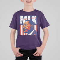 MLK Day I Have A Dream T Shirt For Kid Martin Luther King Vintage American Flag Black History Month