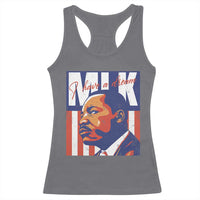 MLK Day I Have A Dream Racerback Tank Top Martin Luther King Vintage American Flag Black History Month