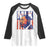 MLK Day I Have A Dream Raglan Shirt Martin Luther King Vintage American Flag Black History Month