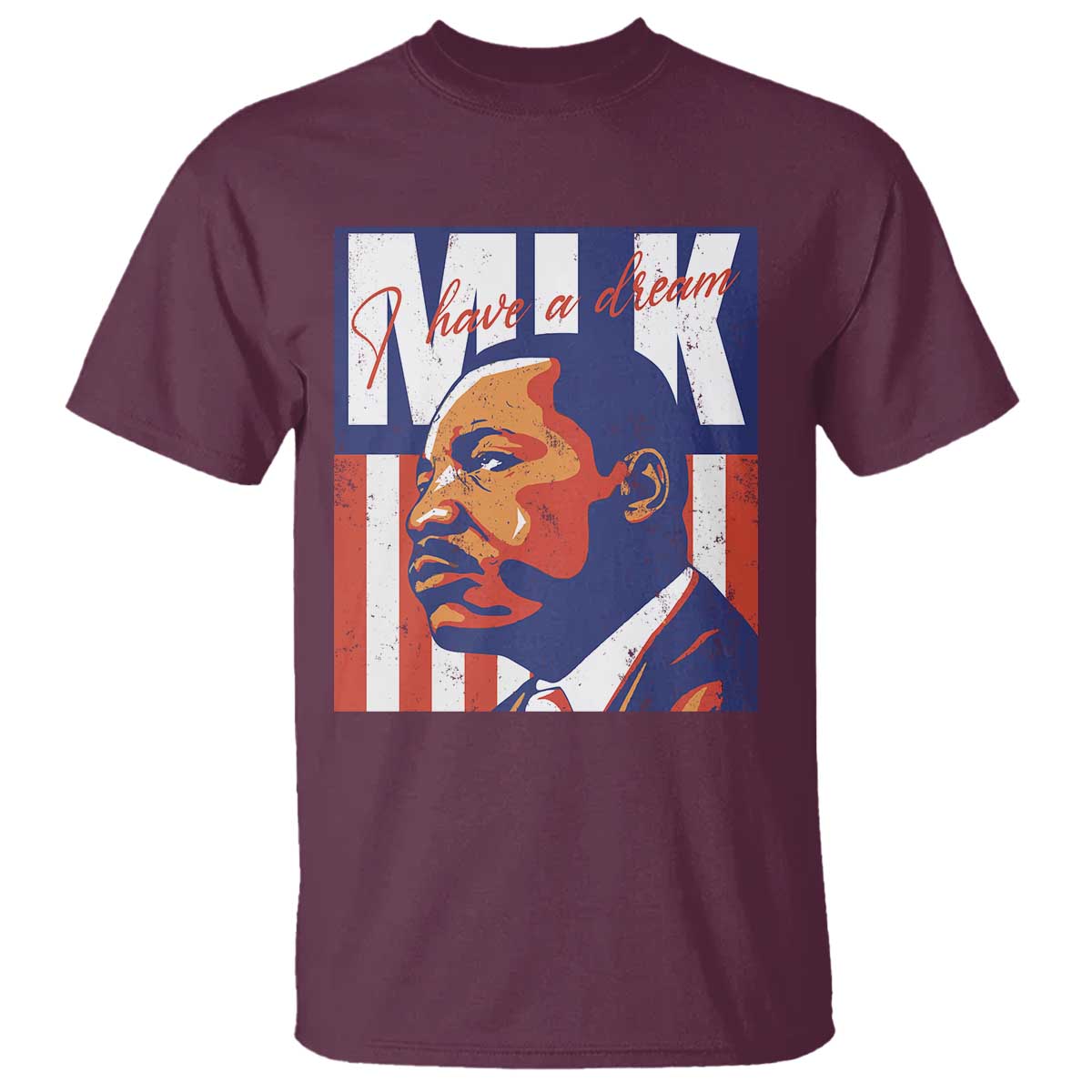 MLK Day I Have A Dream T Shirt Martin Luther King Vintage American Flag Black History Month