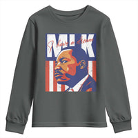 MLK Day I Have A Dream Youth Sweatshirt Martin Luther King Vintage American Flag Black History Month