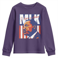 MLK Day I Have A Dream Youth Sweatshirt Martin Luther King Vintage American Flag Black History Month