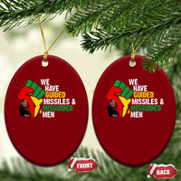 MLK Quotes We Have Guided Missiles And Misguided Men Ceramic Ornament Dr Martin Luther King Jr