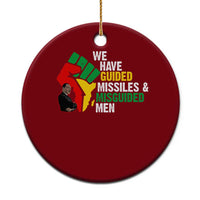 MLK Quotes We Have Guided Missiles And Misguided Men Ceramic Ornament Dr Martin Luther King Jr