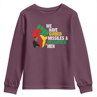 MLK Quotes We Have Guided Missiles And Misguided Men Youth Sweatshirt Dr Martin Luther King Jr